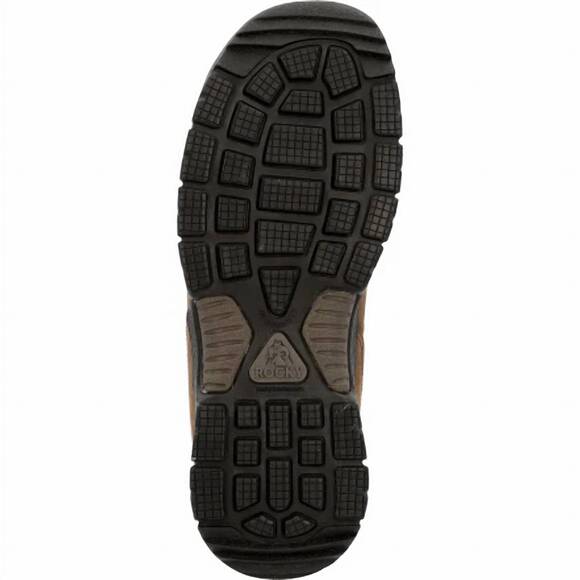NEW ROCKY men\'s mobilite composite waterproof work boot in brown